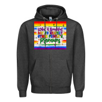 Charcoal Heather what a beautiful day to respect other people's pronouns  tumbler Zipper Hoodie - JahusDesignShop