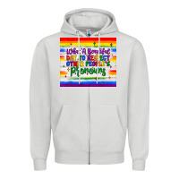 Dove Grey what a beautiful day to respect other people's pronouns  tumbler Zipper Hoodie - JahusDesignShop