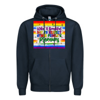 Navy what a beautiful day to respect other people's pronouns  tumbler Zipper Hoodie - JahusDesignShop
