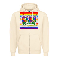 Sandshell what a beautiful day to respect other people's pronouns  tumbler Zipper Hoodie - JahusDesignShop