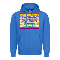 True Royal what a beautiful day to respect other people's pronouns  tumbler Zipper Hoodie - JahusDesignShop