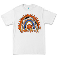 White Basketball Rainbow Premium Tee - RanaPortraitStore