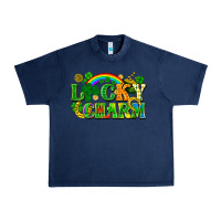 Navy lucky charm Urban Heavy Tee - FaDigitalArtStudio