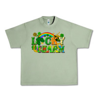 Oil Green lucky charm Urban Heavy Tee - FaDigitalArtStudio