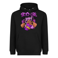Black Boo-jee Halloween afro sneakers Heavyweight Hoodie - RanaPortraitStore
