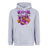 Heather Grey Boo-jee Halloween afro sneakers Heavyweight Hoodie - RanaPortraitStore