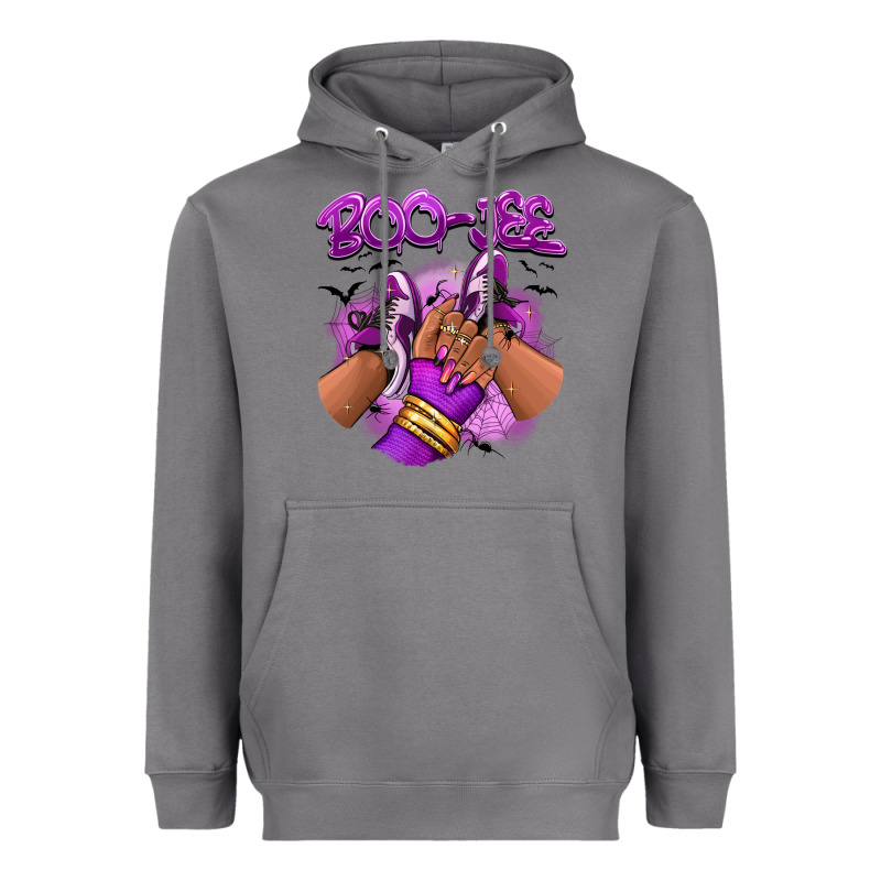 Boo-jee Halloween Afro Sneakers Heavyweight Hoodie by RanaPortraitStore | Teevron