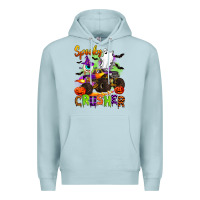 Blue Mist spooky cruhser with monster truck Premium Hoodie - Artiststas