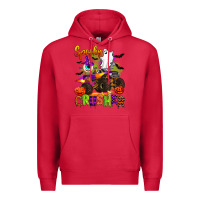 Cardinal spooky cruhser with monster truck Premium Hoodie - Artiststas
