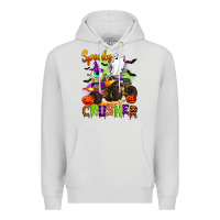 Dove Grey spooky cruhser with monster truck Premium Hoodie - Artiststas