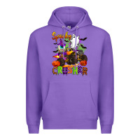 Purple spooky cruhser with monster truck Premium Hoodie - Artiststas