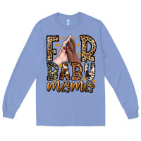 Colony Blue Fur Baby Mama Dog Long Sleeve Tee - CowhideDigitalArt