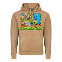 Vintage Camel birthday boy frog age 4 Vintage Hoodie - LillyAllenDesigns