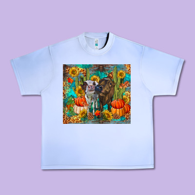 Fall Heifer Cows Urban Heavy Tee Designed By Ranaportraitstore