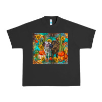 Pigment Black fall heifer cows Urban Heavy Tee - RanaPortraitStore