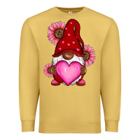 Antique Gold Valentine's Day afro gnome Premium Sweatshirt - RanaPortraitStore