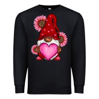 Black Valentine's Day afro gnome Premium Sweatshirt - RanaPortraitStore