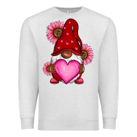 Oatmeal Heather Valentine's Day afro gnome Premium Sweatshirt - RanaPortraitStore