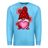 Ocean Blue Valentine's Day afro gnome Premium Sweatshirt - RanaPortraitStore