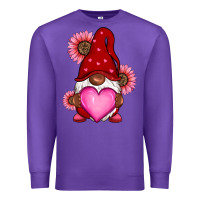 Purple Valentine's Day afro gnome Premium Sweatshirt - RanaPortraitStore