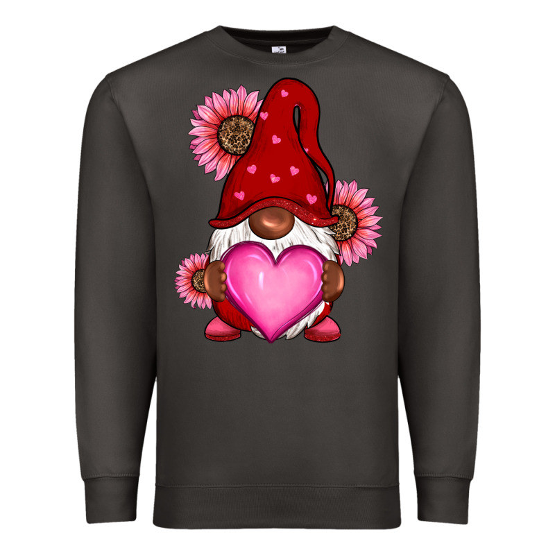 Valentine's Day Afro Gnome Premium Sweatshirt by RanaPortraitStore | Teevron