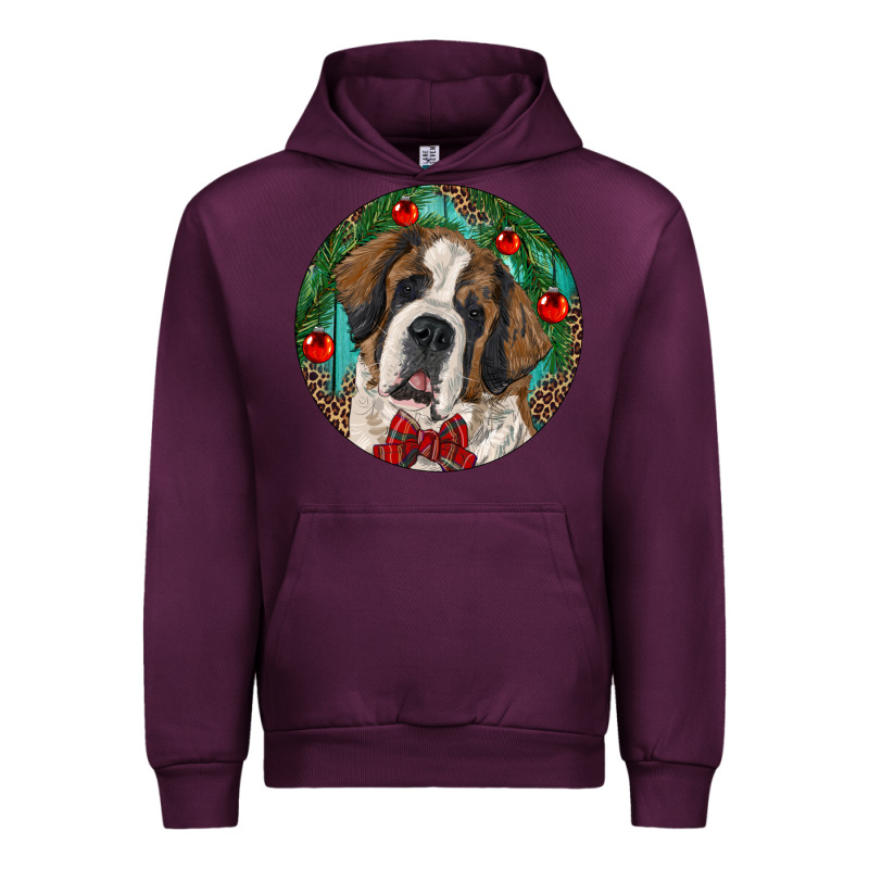 Christmas St. Bernard Urban Hoodie by RanaPortraitStore | Teevron