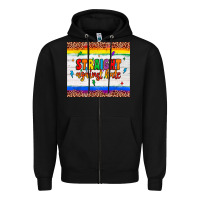 Black straight against hate tumbler Zipper Hoodie - JahusDesignShop