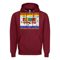 Burgundy straight against hate tumbler Zipper Hoodie - JahusDesignShop