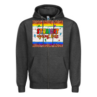 Charcoal Heather straight against hate tumbler Zipper Hoodie - JahusDesignShop