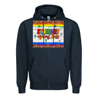 Navy straight against hate tumbler Zipper Hoodie - JahusDesignShop