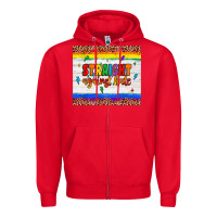 Red straight against hate tumbler Zipper Hoodie - JahusDesignShop