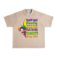 French Oak mardi gras parades beads french quarter beignets Urban Heavy Tee - FaDigitalArtStudio