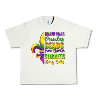 Pistachio mardi gras parades beads french quarter beignets Urban Heavy Tee - FaDigitalArtStudio