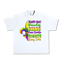 White mardi gras parades beads french quarter beignets Urban Heavy Tee - FaDigitalArtStudio