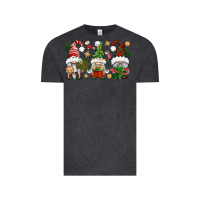 Vintage Black Christmas Gnomes Vintage Tee - BundleAndBundleShop