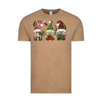 Vintage Coffee Christmas Gnomes Vintage Tee - BundleAndBundleShop