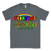 Charcoal Heather Rainbows pinches good luck wisher St. Patrick's Classic Tee - CowGirlArtShop