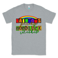 Heather Grey Rainbows pinches good luck wisher St. Patrick's Classic Tee - CowGirlArtShop