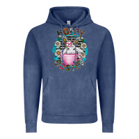 Vintage Denim Happy Easter Vintage Hoodie - CowhideDigitalArt
