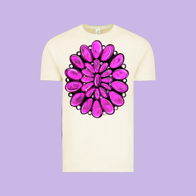 Pink Gemstone Vintage Tee Designed By Ranaportraitstore