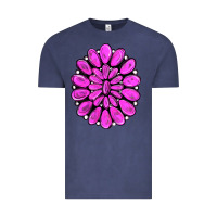 Vintage Denim pink gemstone Vintage Tee - RanaPortraitStore