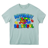 Arona Different is beautiful Autism Heavy Core Tee - CowGirlArtShop