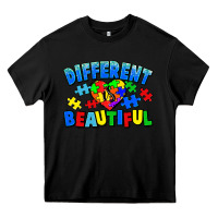 Different Is Beautiful Autism Heavy Core Tee | Teevron
