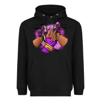Black Halloween afro sneakers Heavyweight Hoodie - RanaPortraitStore
