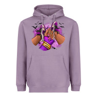 Lavender Halloween afro sneakers Heavyweight Hoodie - RanaPortraitStore