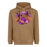 Toasted Coconut Halloween afro sneakers Heavyweight Hoodie - RanaPortraitStore