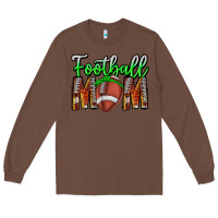 Chestnut football mom Long Sleeve Tee - CowhideDigitalArt