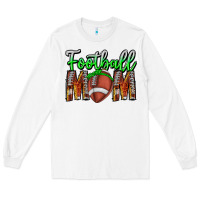 White football mom Long Sleeve Tee - CowhideDigitalArt