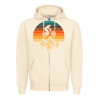Sandshell mountainbike downhill retro vintage gift   mountain bike Zipper Hoodie - DesigneFamous
