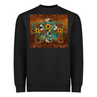 Black cross tumbler Heavyweight Sweatshirt - JahusDesignShop